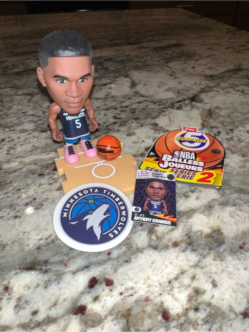 ZURU NBA Ballers Series 2 Anthony Edwards Minnesota Timberwolves Figure